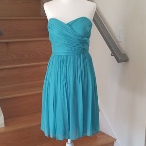 J. Crew Silk Strapless Dress Size 4